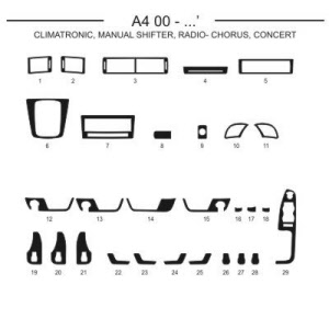 a4 00-... (climatronic,manual shifter,radio-chorus,concert)