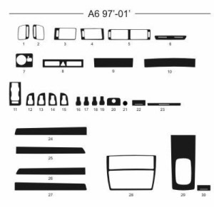 a6 97-01 (manual shifter)