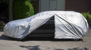 autohoes met rits bij deur