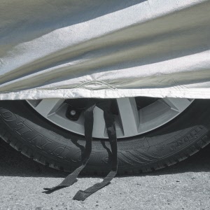 bevestiging van autohoes