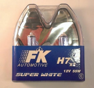 lampenset h7 55w super white