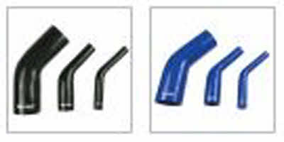 45 graden bocht met verschillende diameters